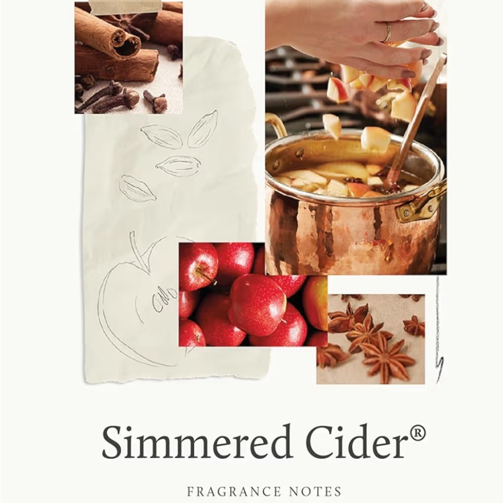 Set Two candle Thymes Simmered Cider (21 oz) and (2oz ) - Picture 8 of 9